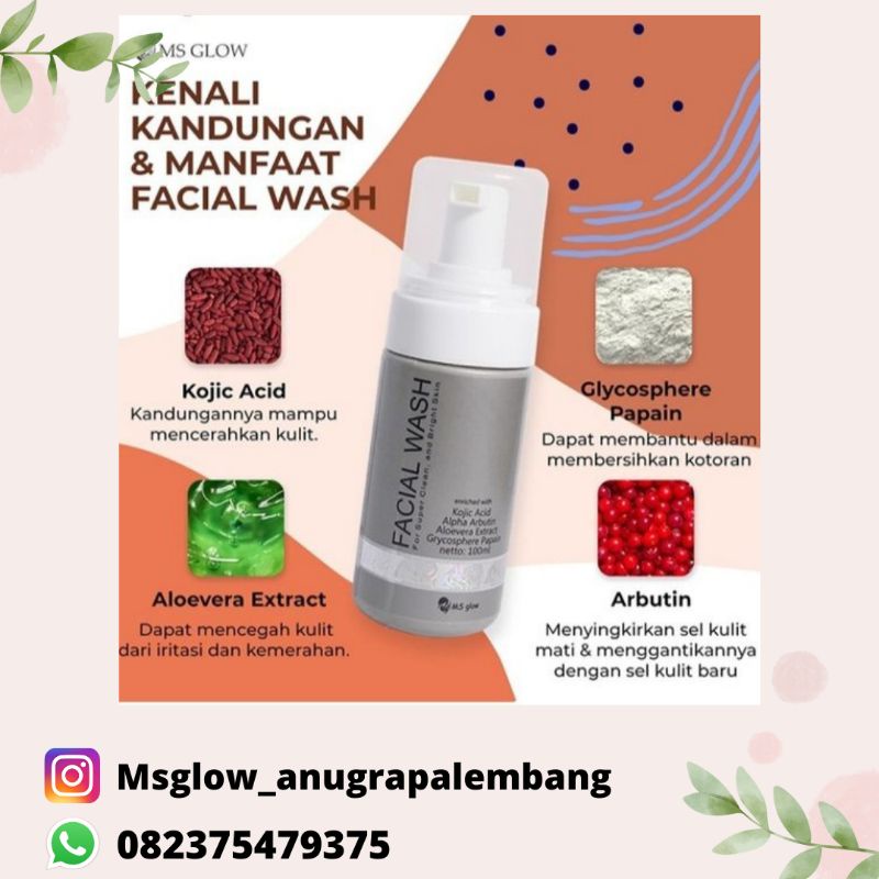 FACIAL WASH MS GLOW ORIGINAL