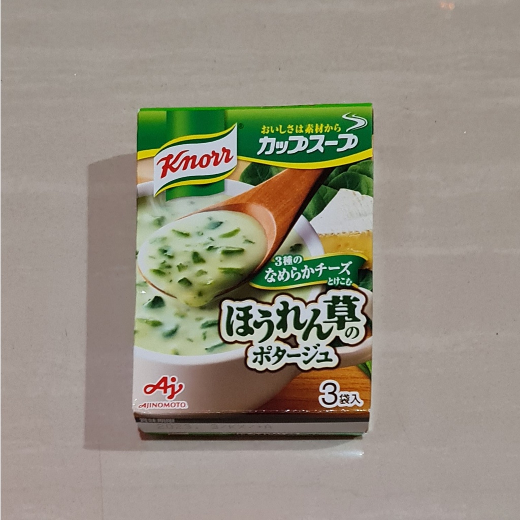 Knorr Cup Instant Soup Cheese Tailoring Spinach Potage Japan 3 Bags