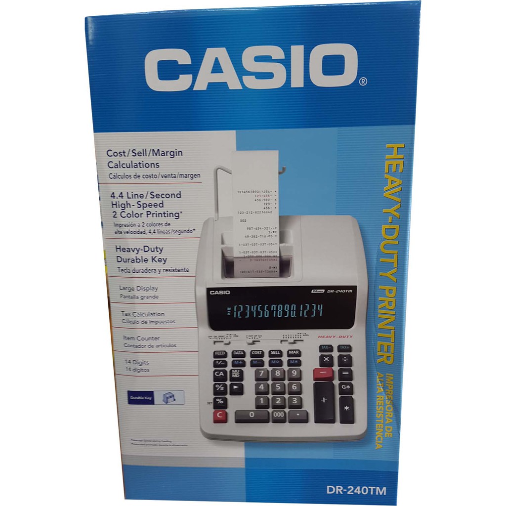

Termurah Kalkulator Calculator Printing Casio DR-240TM