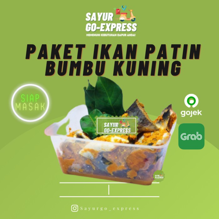

Paket Siap Masak Ikan Patin Bumbu Kuning 500gr