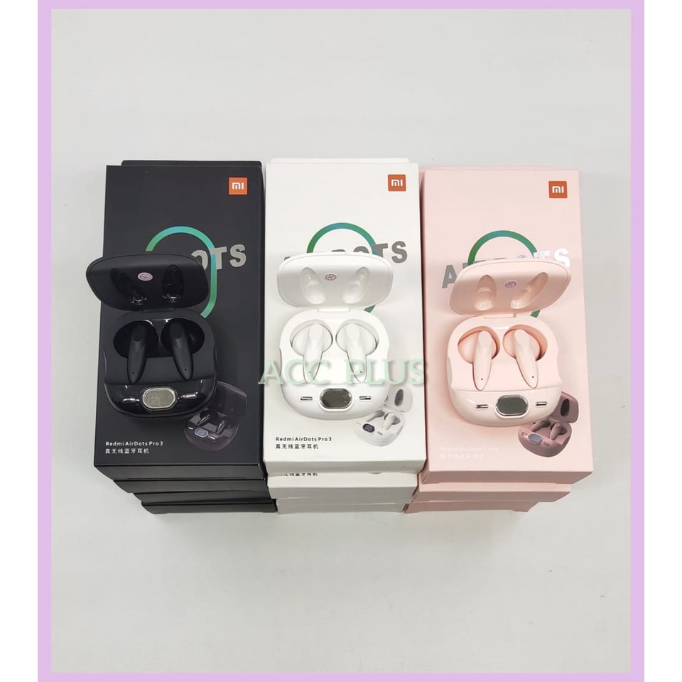 Terbaru Xiaomi Redmi Airdots pro 3 TWS Wireless Redmi Airdots Headset Bluetooth Model Panjang