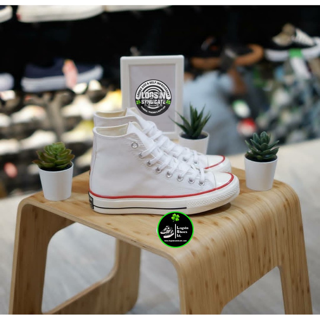 Converse 70's Hi White Garnet Egret