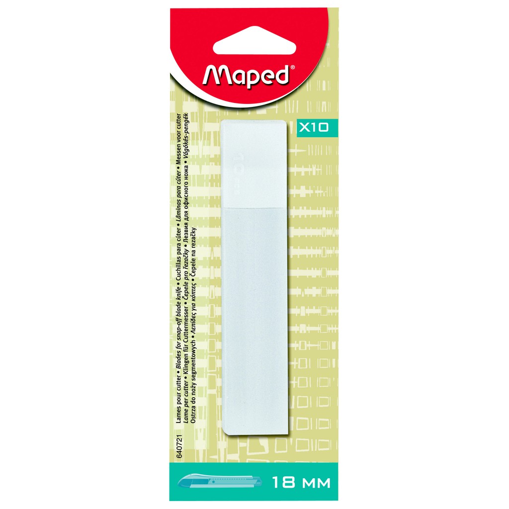 

Maped Isi Ulang Cutter 18mm - 1 Box is 10 Blades