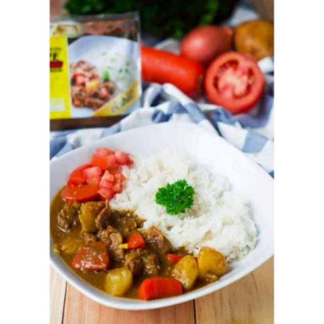 100gr Bumbu curry nicchi kare jepang ready stock termurah enak ada logo halal