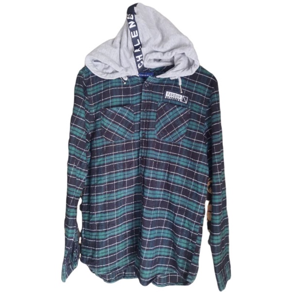 Jacket Hoddie Flanel Second Thrift