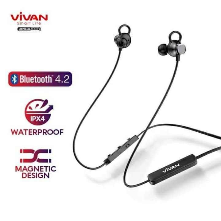 HANDSFREE HEADSET EARPHONE VIVAN BT BLUETOOTH S15