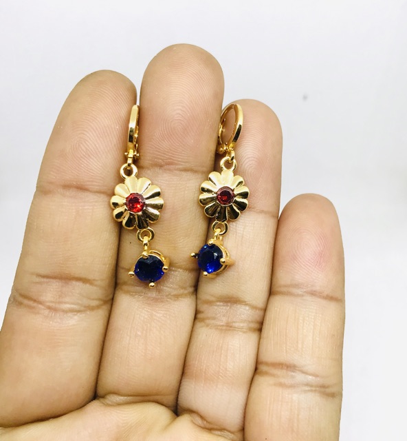 Anting wanita //antjng permata susun //perhiasan wanita //anting