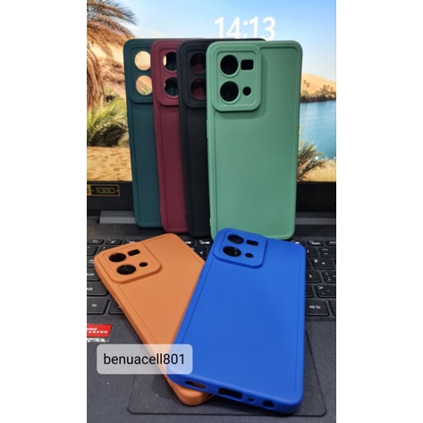 Silicon pro camera soft case macaron warna warni silicon polos OPPO RENO 8 4G Terbaru