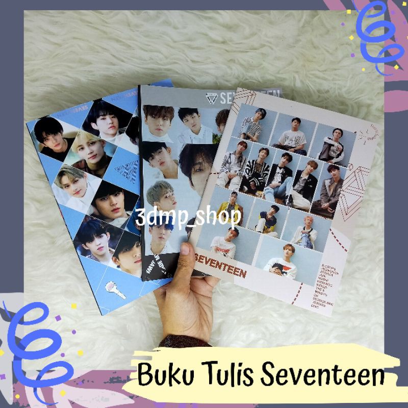 buku tulis notes seventeen kpop