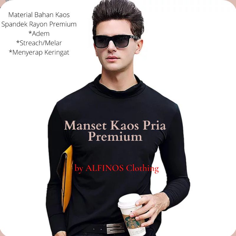 Manset Kaos Pria | Manset Pria Lengan Panjang