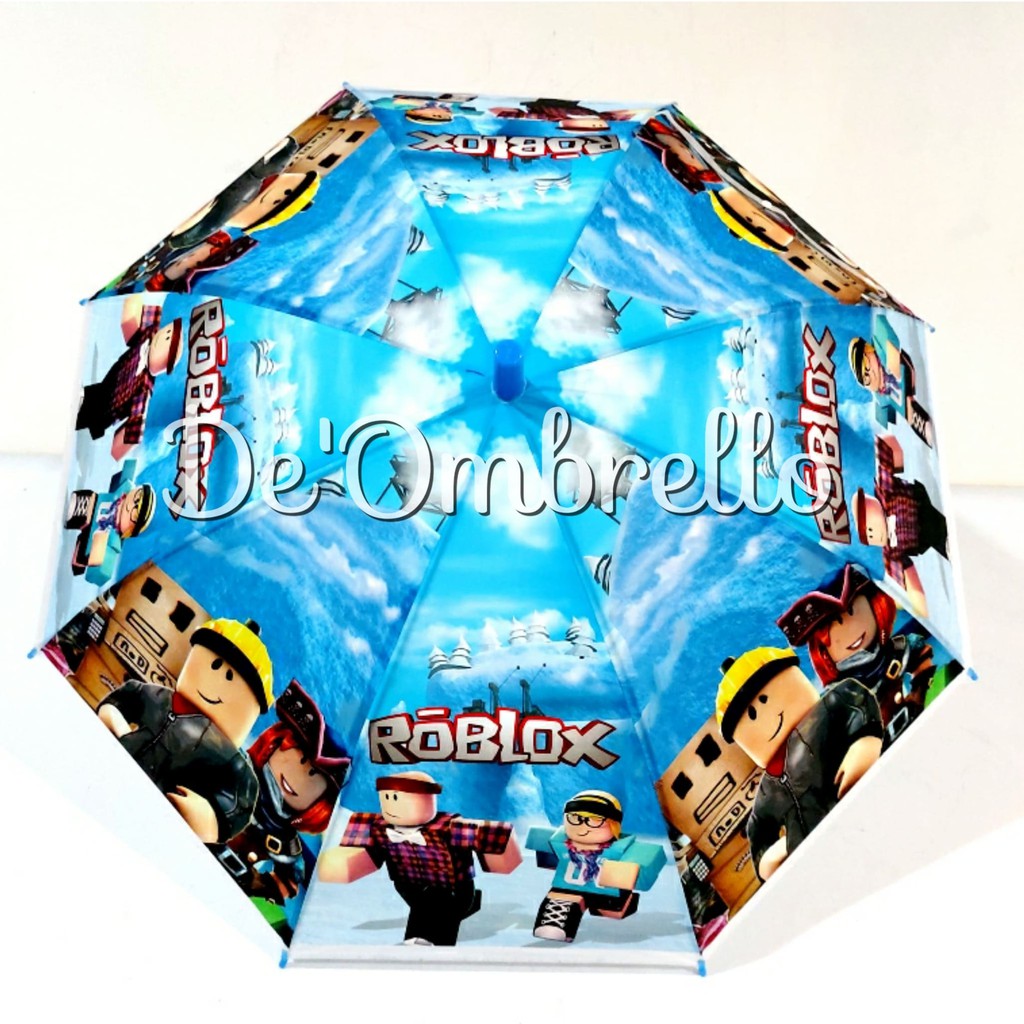 (007RB)Payung PVC Anak Motif ROBLOX Full Print