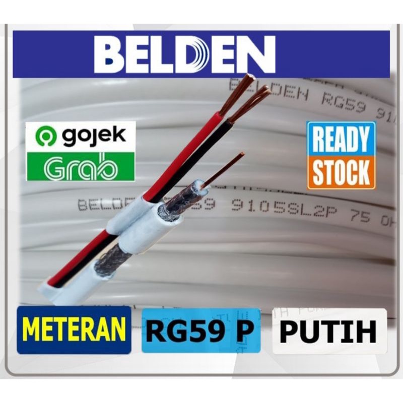 KABEL CCTV BELDEN RG59+POWER COAXIAL