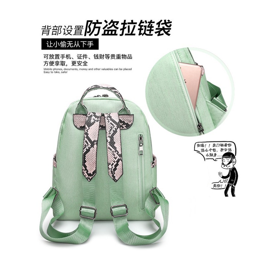 TFT AX20012 92681 AX681 E5015 ( 1kg 3 tas ) Tas Ransel Kekinian wanita import model korea