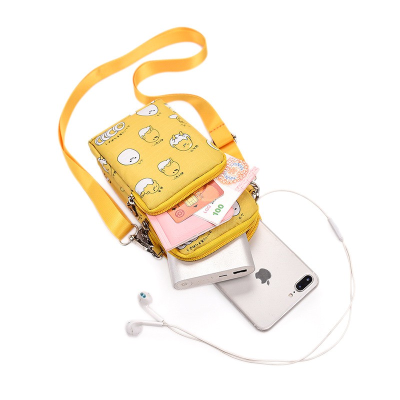 1001 IMPORT TAS DOMPET MINI WANITA GUDETAMA LAZY EGG YOLK !!! - 3 VARIASI