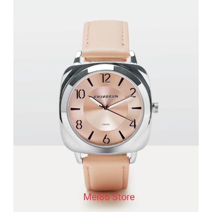 Brunbrun Paris Arden Pink Anti Air 1 ATM Jam Tangan Analog Wanita