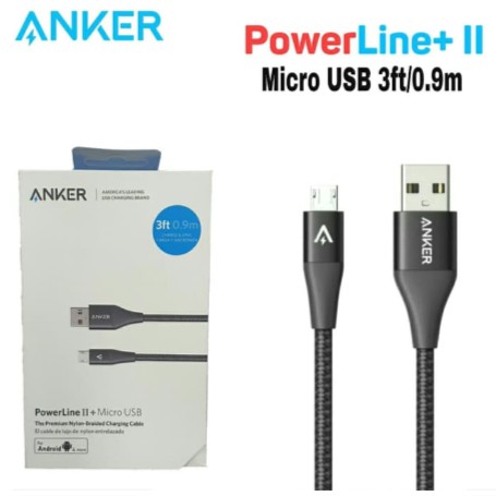 Kabel Data ANKER Nylon PowerLine+ II Cable Micro 3ft A8454 / A8454011