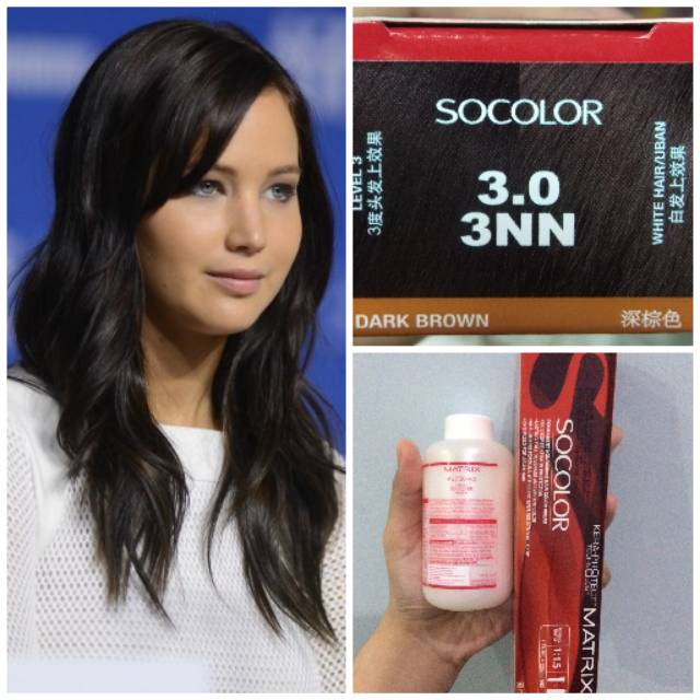 Matrix SoColor 3.0 3NN Very Dark Brown Cat Rambut Coklat Tua Gelap Tutup Uban Hair Dye So Color