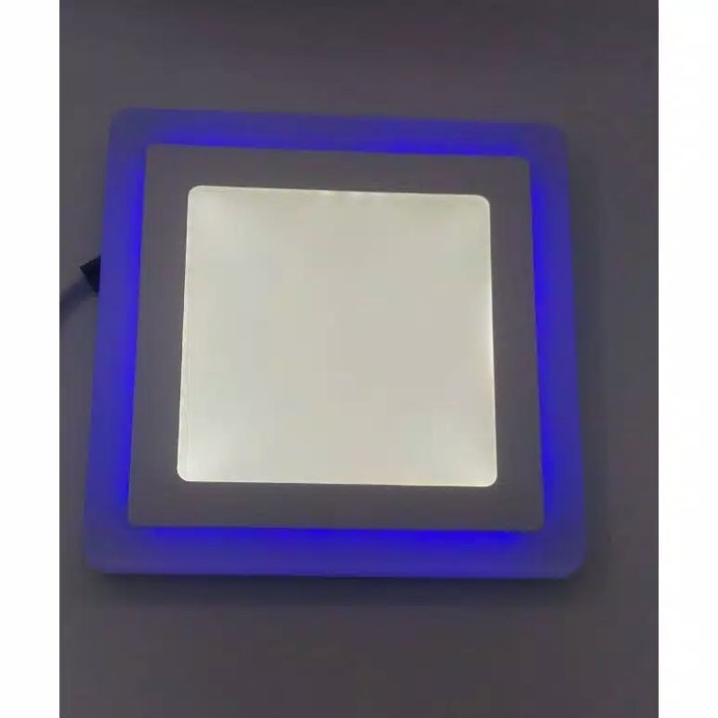 LAMPU LED PANEL SEGI 12W PUTIH+4W BIRU