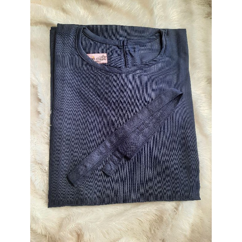 ATASAN KEBAYA BATWING TALI / KATALI KALILA BATWING modern kebaya jumbo kebaya batwing tali jumbo-NAVY
