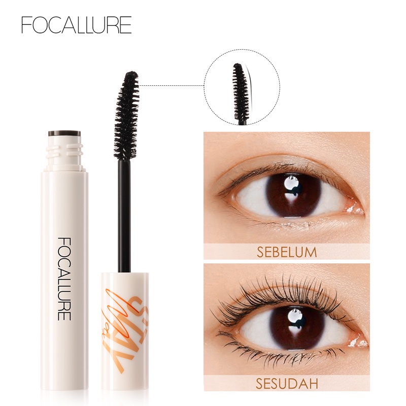 FOCALLURE Bomb Lashes Volumizing Mascara Kosmetik Mata (100% Original, BPOM Certified)