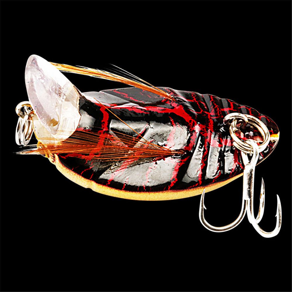 1Pc 4g Small Minoluya Floating Water Bionic Beetle Bait Fishing Tackle 3D Simulation Insect Bait For Trolling Tools