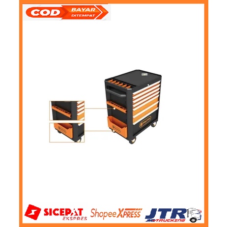 Tactix Troli Kabinet Perkakas 7 Tingkat TOOL CABINET 7 DRAWER