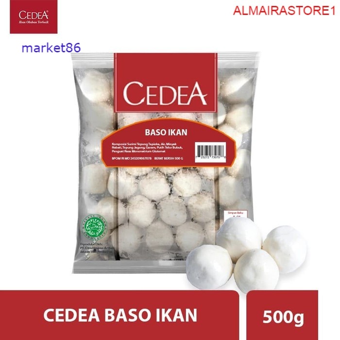 

Bakso Ikan CEDEA 500 Gram isi 25 Butir - WFB .