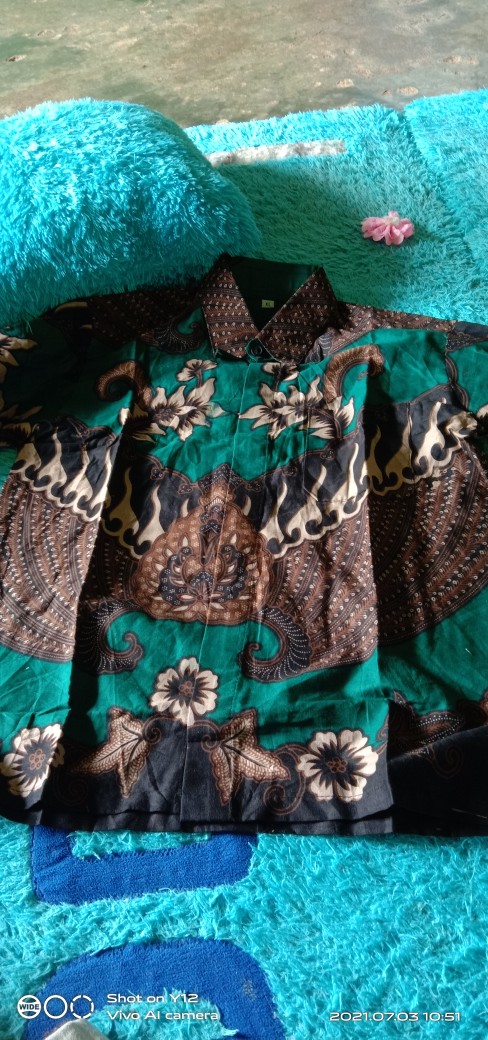 Hem Kemeja Batik Lengan Panjang Anak Cowok Seragam Sekolah Baju Batik Anak Cowok Batik Anak Lakilaki