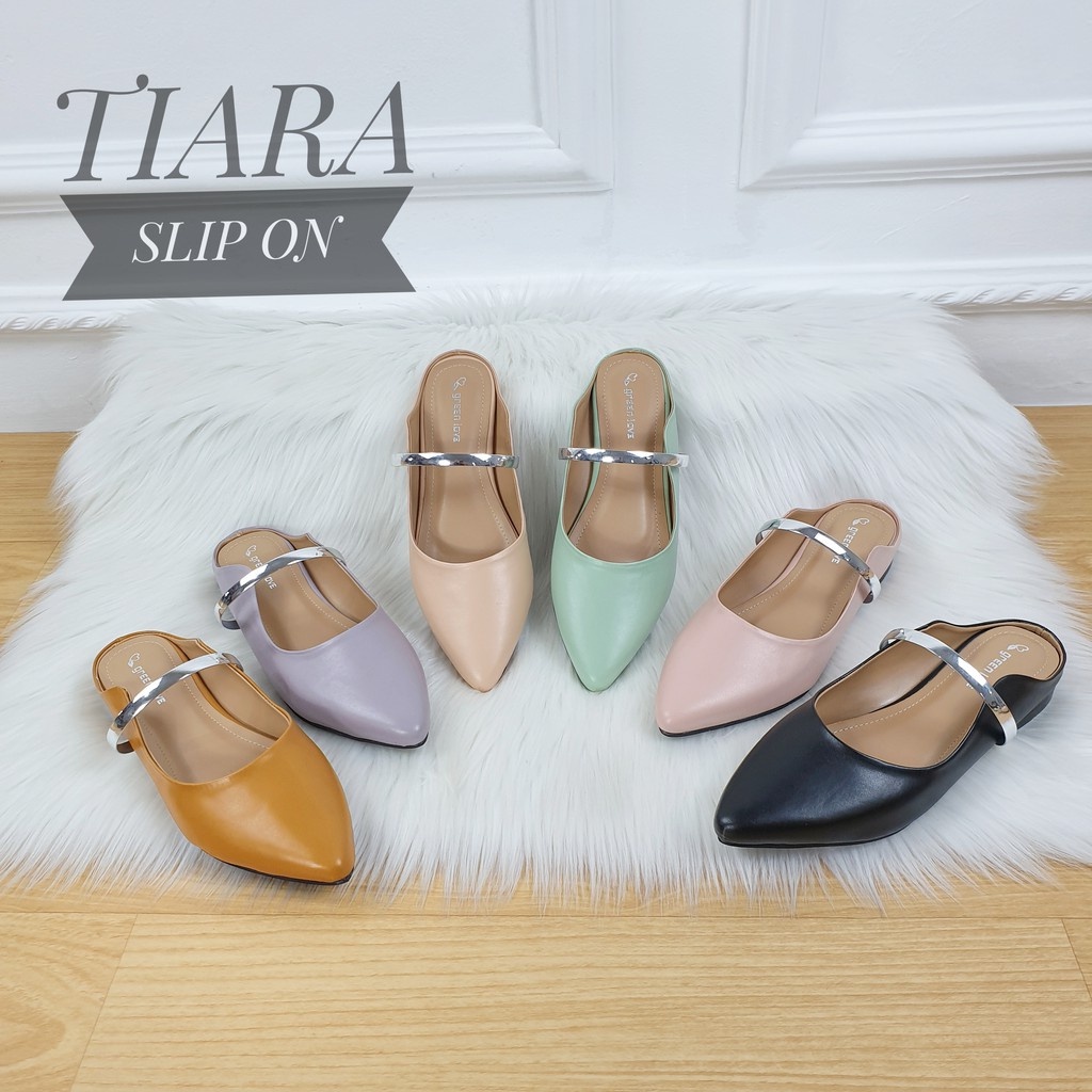 Sepatu slip on Mules TIARA