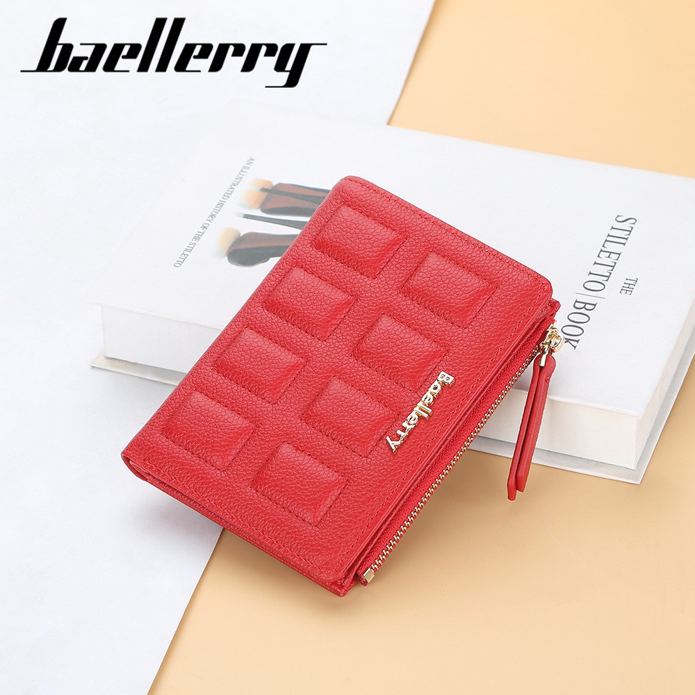 BAELLERRY N1881 Dompet Wanita Kecil Bahan Kulit PU Leather Premium WATCHKITE WKOS