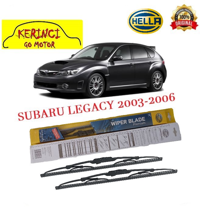 WIPER SUBARU LEGACY 2003-2006 HELLA PREMIUM 24&quot; &amp; 18&quot; SEPASANG