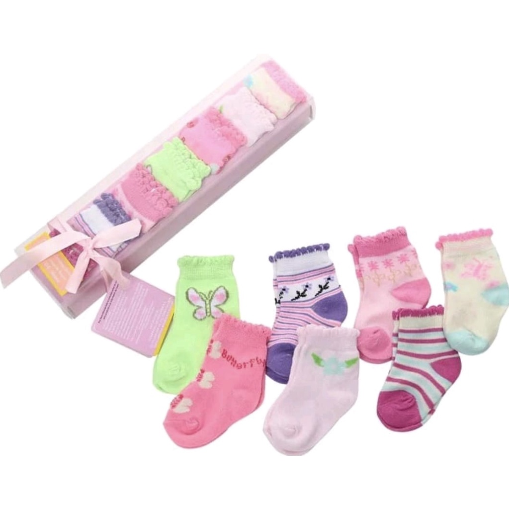 Kaos Kaki Bayi NEWBORN 0-6 Bulan 7in1-2
