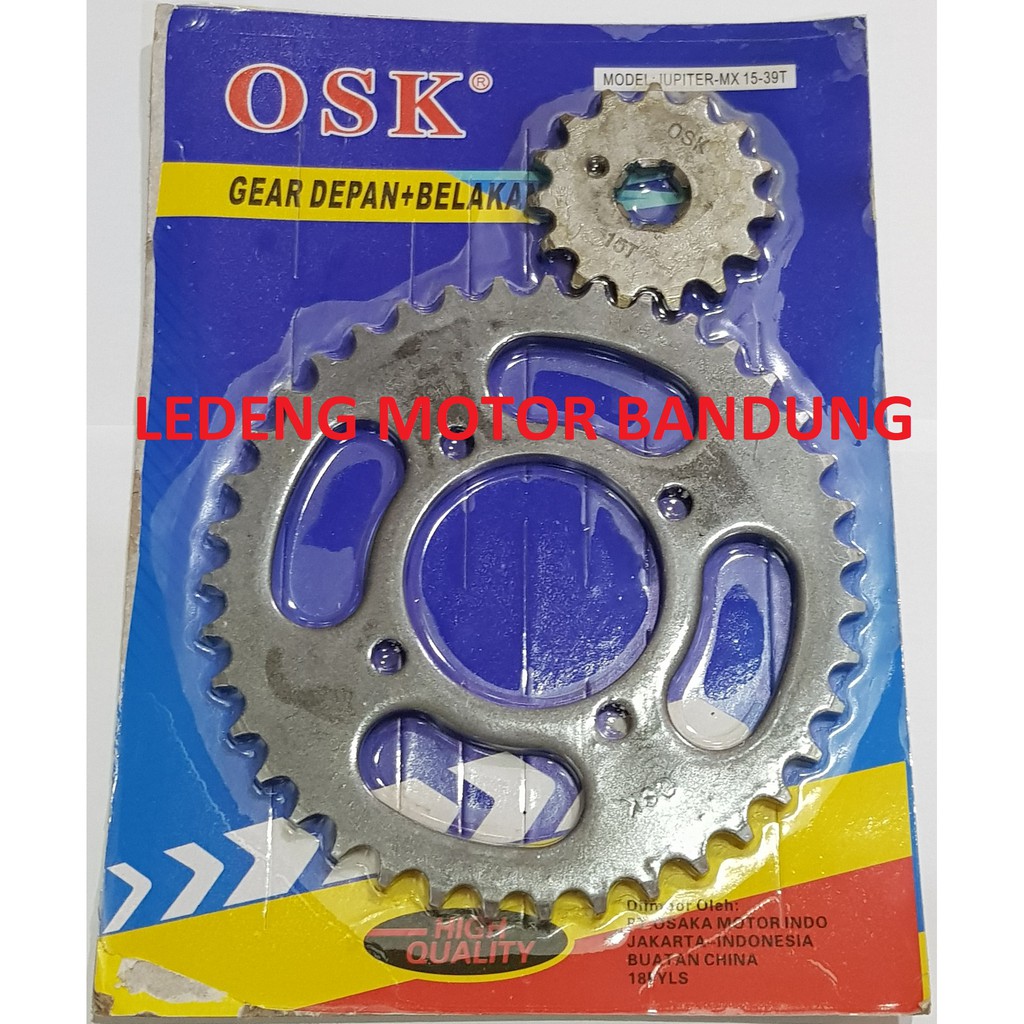 Gear Depan Belakang Jupiter MX Yamaha Gir Dpn Blk Tanpa Rantai Lokal