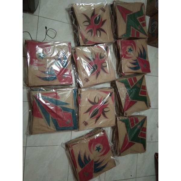 LAYANGAN SABLON NTR KERTAS COKLAT