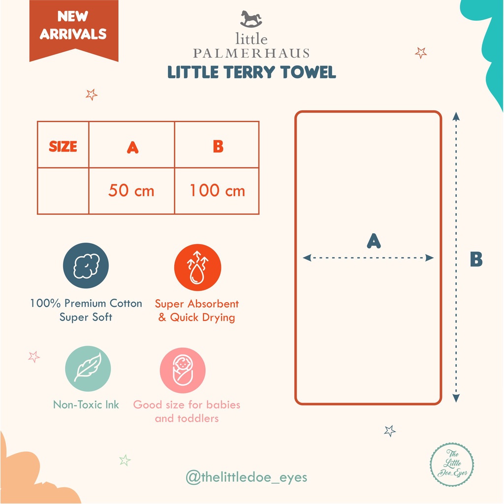 Little Palmerhaus - LITTLE TERRY TOWEL