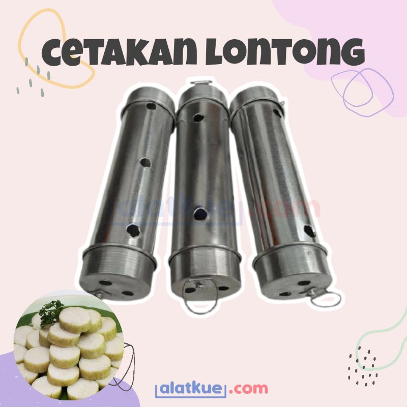 2PCS Cetakan Lontong Stainless Cetakan Lontong Kecil & Cetakan Lontong Besar