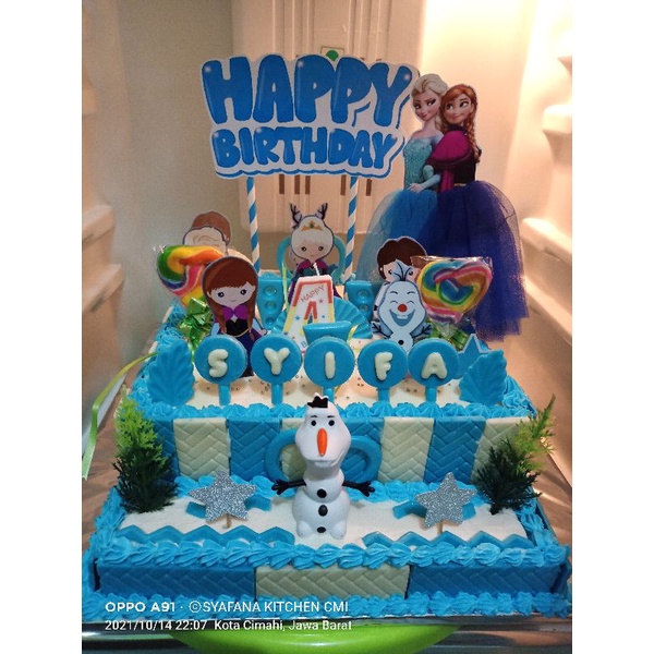 

Kue Ulang Tahun Tema Frozen Size 24