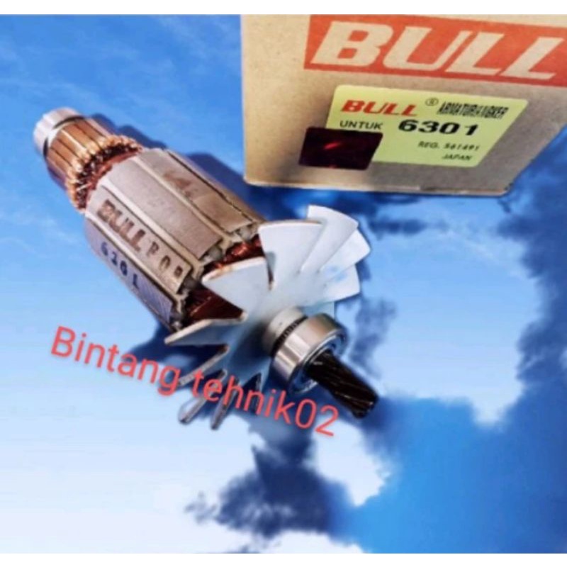 ARMATURE/ANGKER 6301 FOR MESIN BOR 13 MM MAKITA