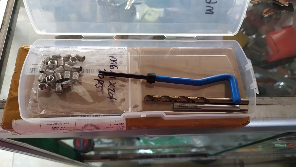 Recoil Set M6x1.0 Perbaikan Baut 10 Kunci T8 Atau 10