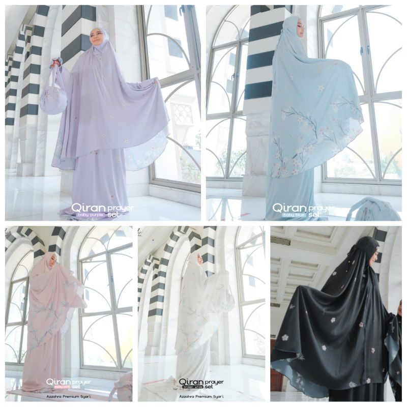 AZZAHRA/Mukena qiran std by Azzahra/Mukena cantik/Mukena premium/Mukena elegant