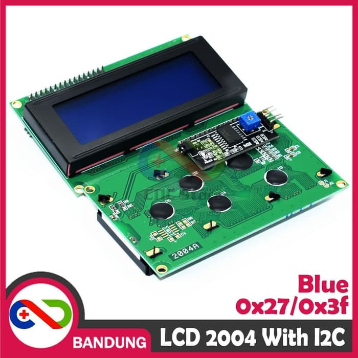 LCD 2004 CHARACTER BLUE BACKLIGHT+ I2C SERIAL INTERFACE MODULE