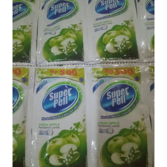 Super pell 25ml 12sachet/renteng wangi fresh apple