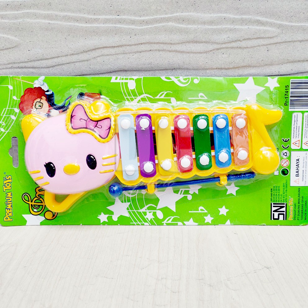 Xylophone Hello Kitty Mainan Alat Musik Kolintang Anak