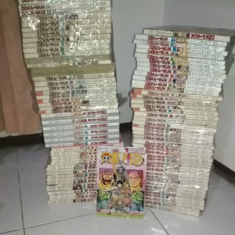 Komik One Piece set + Data book murah lengkap Original 100%  eichiro oda
