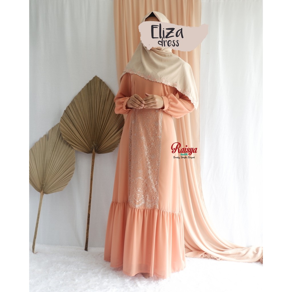 Gamis Cerruty Brukat / Gamis Brukat Eliza / Gamis Eliza