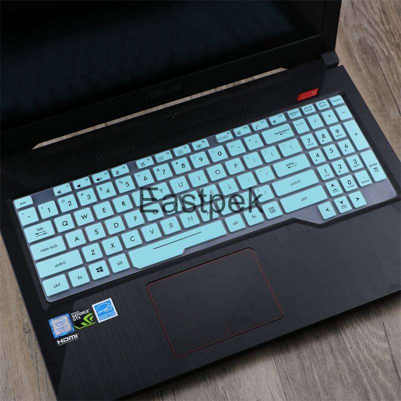 Compatible for Asus TUF Gaming FX505 Fx505ge FX505DV FX505G FX 505 GD DT GM FX505GM FX505GD Fx505DT 15.6'' Laptop Keyboard Cover Protector,whiteblue 