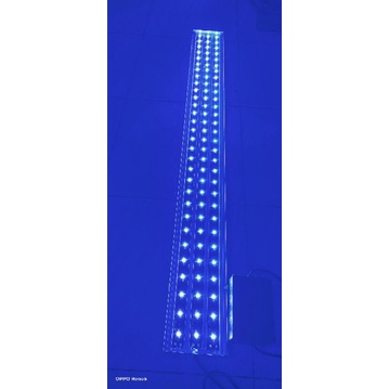lampu tanning LED hpl panjang 120cm 3 baris 90 Watt warna biru