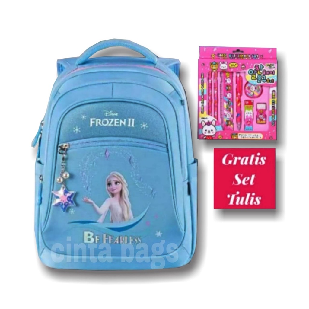 Tas Ransel Sekolah Anak Perempuan Tk Sd Motif Frozen