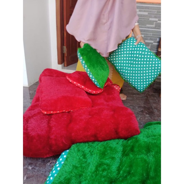 kasur bulu/ kasur lantai