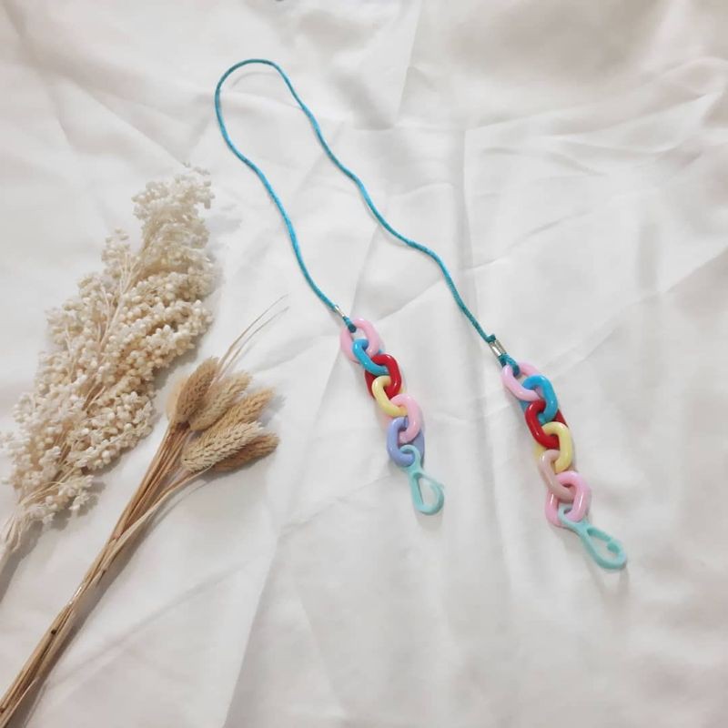 strap masker/tali masker/masker chain/rantai masker/konektor masker hijab/rantai masker hijab